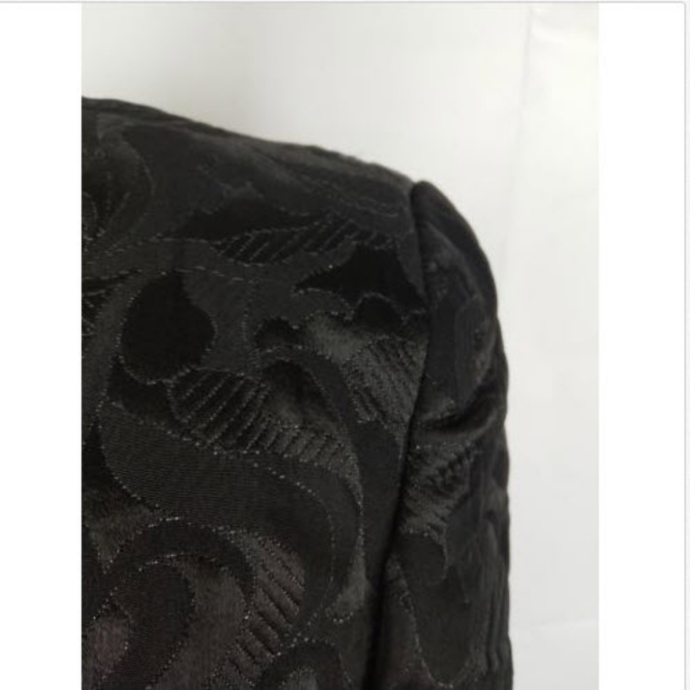 90's Evan Picone black Blazer Jacket Size 6 - Picture 3 of 8